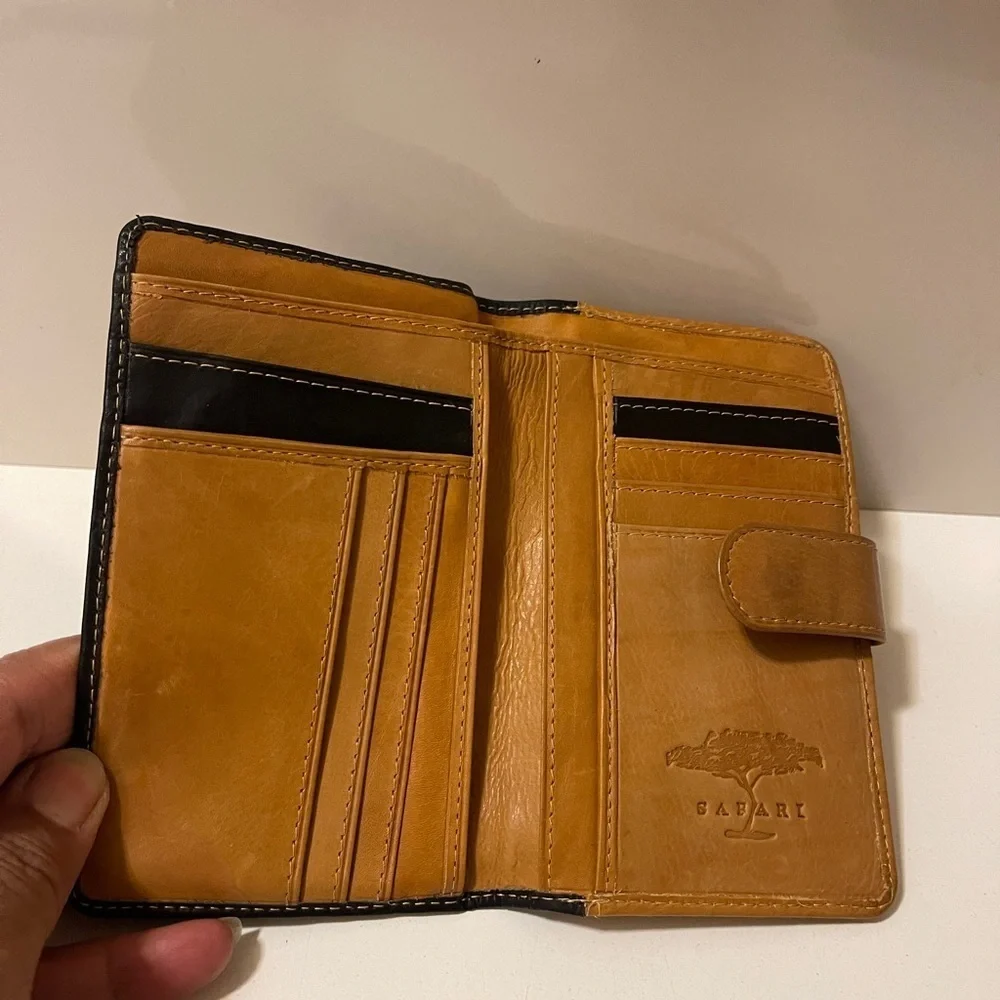 SAFARI LICHFIELD LEATHER lack and tan